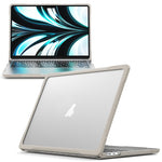 半透明ノートパソコン保護ケース MacBook Air 13.6インチ A2681 2022 / M3 2024 A3113 / M4 2025 A3240用