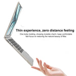 半透明ノートパソコン保護ケース MacBook Air 13.6インチ A2681 2022 / M3 2024 A3113 / M4 2025 A3240用