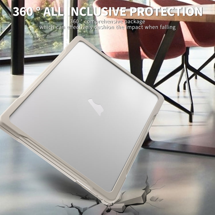 半透明ノートパソコン保護ケース MacBook Air 13.6インチ A2681 2022 / M3 2024 A3113 / M4 2025 A3240用