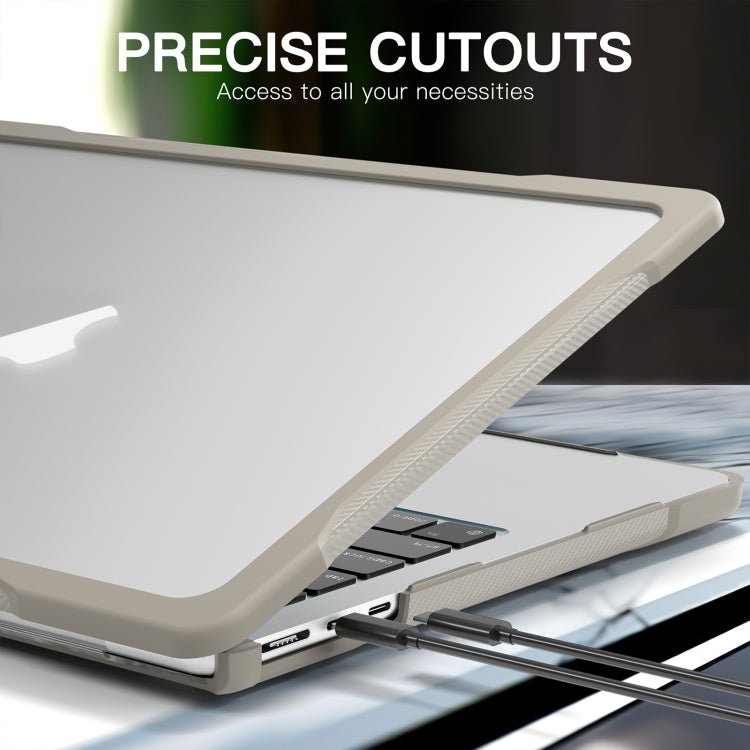 半透明ノートパソコン保護ケース MacBook Air 13.6インチ A2681 2022 / M3 2024 A3113 / M4 2025 A3240用