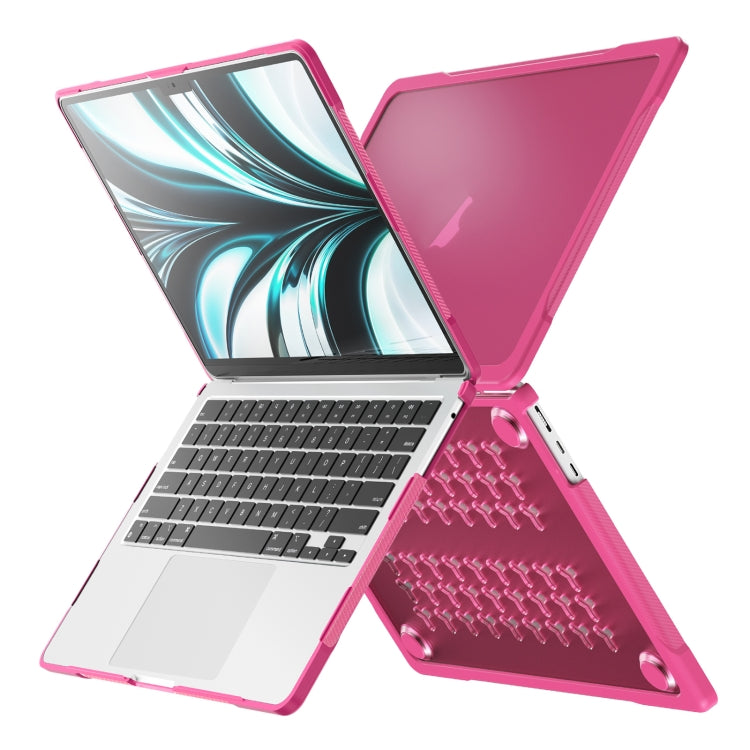 半透明ノートパソコン保護ケース MacBook Air 13.6インチ A2681 2022 / M3 2024 A3113 / M4 2025 A3240用