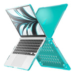 半透明ノートパソコン保護ケース MacBook Air 13.6インチ A2681 2022 / M3 2024 A3113 / M4 2025 A3240用