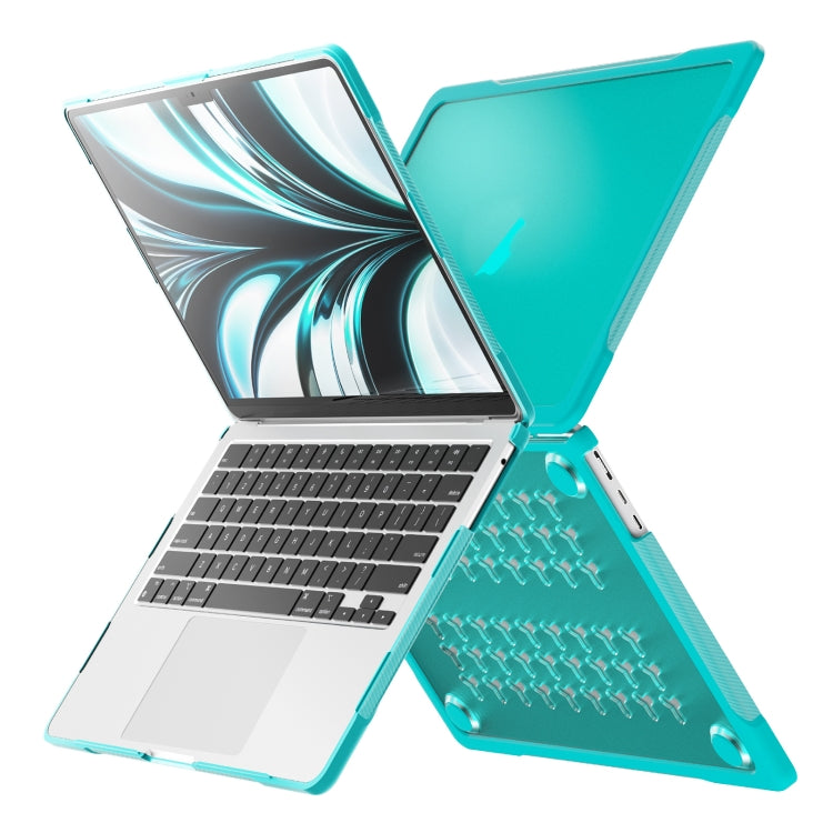 半透明ノートパソコン保護ケース MacBook Air 13.6インチ A2681 2022 / M3 2024 A3113 / M4 2025 A3240用