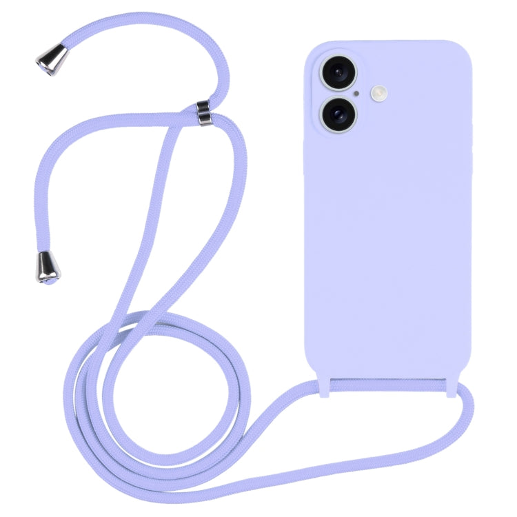 クロスボディランヤード液体シリコンケース、iPhone 16 Pro Max用、iPhone 16 Pro用、iPhone 16 Plus用