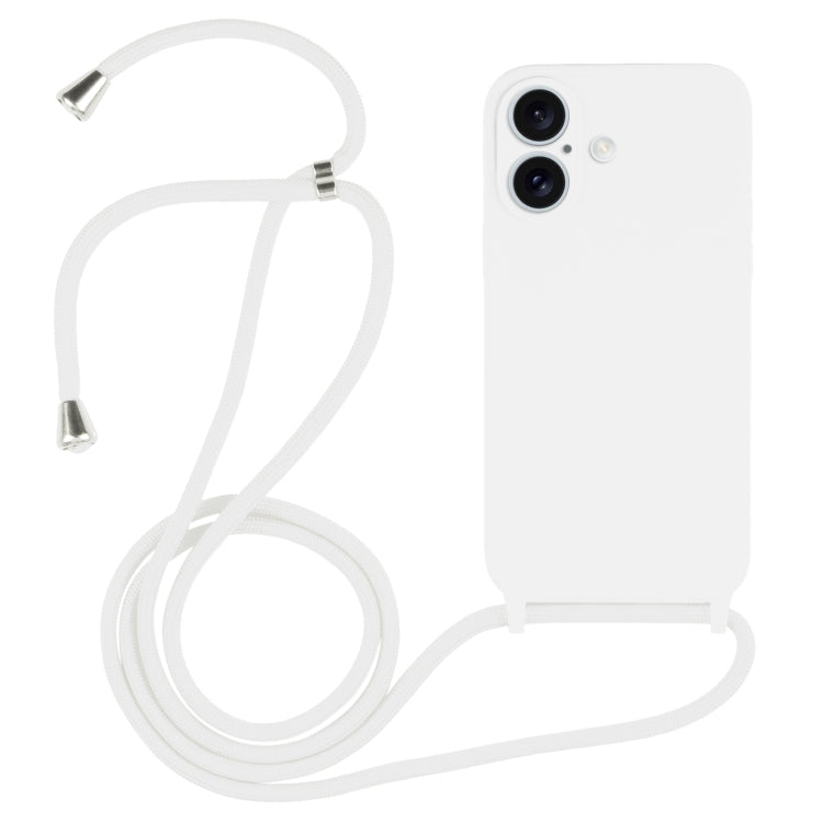 クロスボディランヤード液体シリコンケース、iPhone 16 Pro Max用、iPhone 16 Pro用、iPhone 16 Plus用