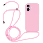 クロスボディランヤード液体シリコンケース、iPhone 16 Pro Max用、iPhone 16 Pro用、iPhone 16 Plus用