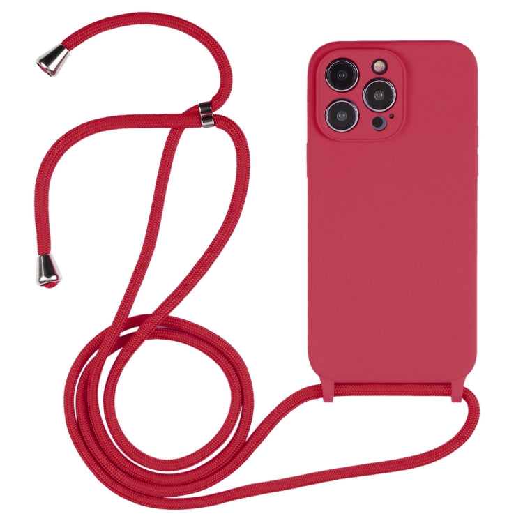 クロスボディランヤード液体シリコンケース、iPhone 16 Pro Max用、iPhone 16 Pro用、iPhone 16 Plus用