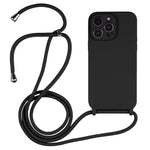 クロスボディランヤード液体シリコンケース、iPhone 16 Pro Max用、iPhone 16 Pro用、iPhone 16 Plus用