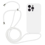 クロスボディランヤード液体シリコンケース、iPhone 16 Pro Max用、iPhone 16 Pro用、iPhone 16 Plus用