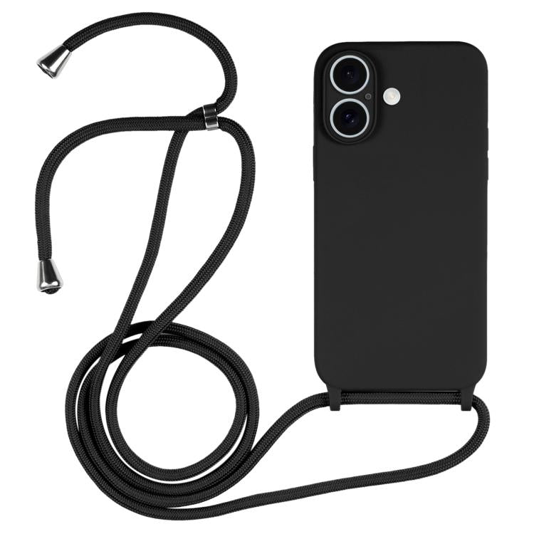 クロスボディランヤード液体シリコンケース、iPhone 17 Pro Max用、iPhone 17 Pro用、iPhone 17用、iPhone Air用