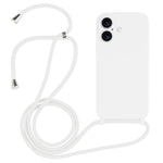 クロスボディランヤード液体シリコンケース、iPhone 17 Pro Max用、iPhone 17 Pro用、iPhone 17用、iPhone Air用