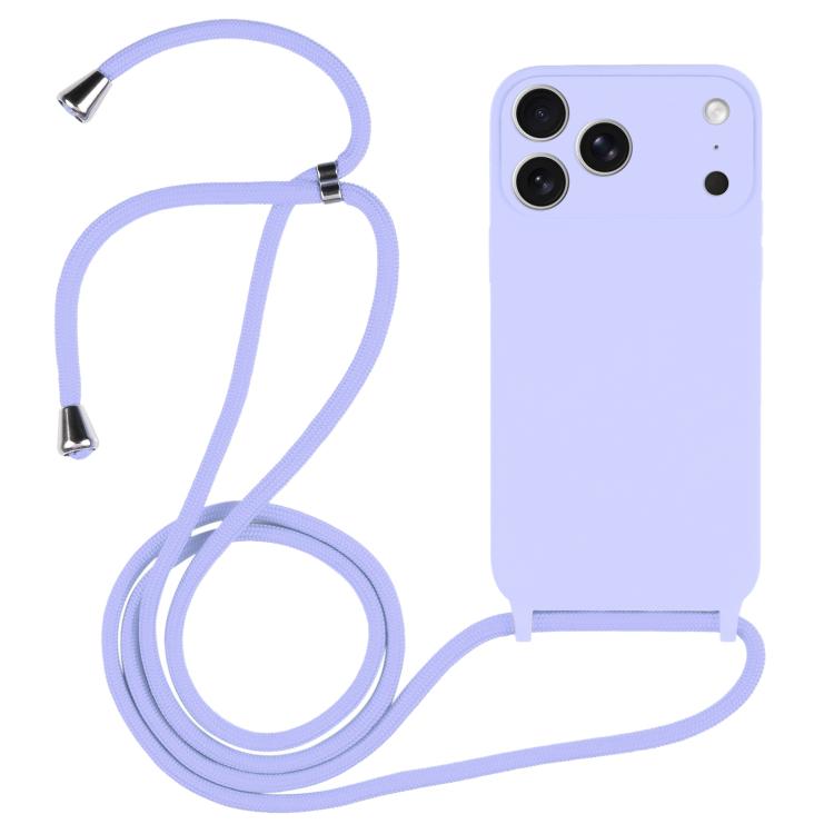 クロスボディランヤード液体シリコンケース、iPhone 17 Pro Max用、iPhone 17 Pro用、iPhone 17用、iPhone Air用