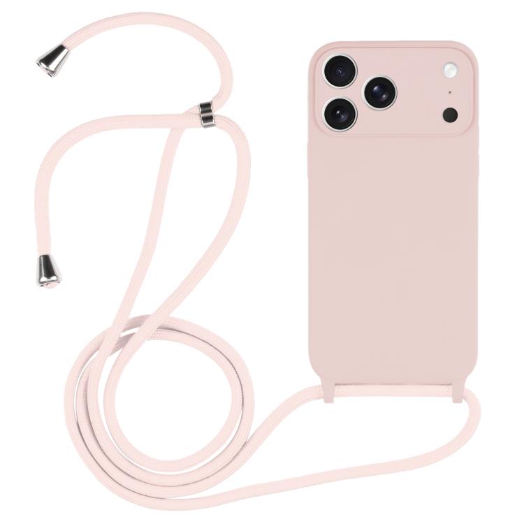 クロスボディランヤード液体シリコンケース、iPhone 17 Pro Max用、iPhone 17 Pro用、iPhone 17用、iPhone Air用