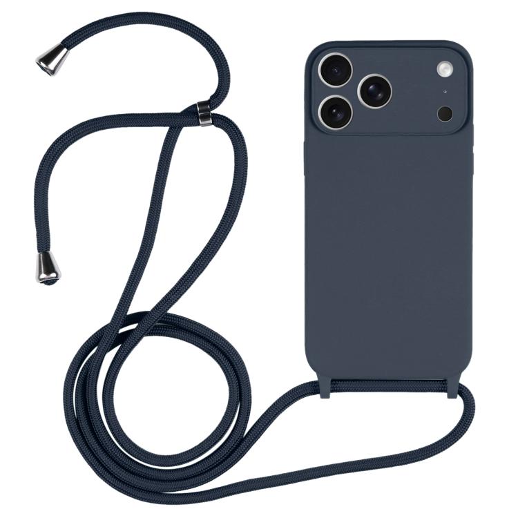 クロスボディランヤード液体シリコンケース、iPhone 17 Pro Max用、iPhone 17 Pro用、iPhone 17用、iPhone Air用