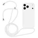 クロスボディランヤード液体シリコンケース、iPhone 17 Pro Max用、iPhone 17 Pro用、iPhone 17用、iPhone Air用