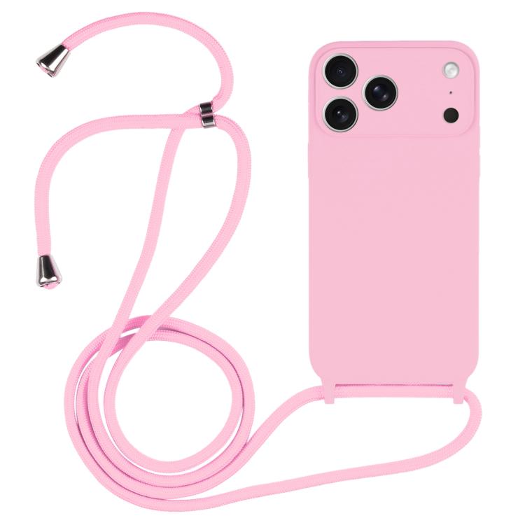クロスボディランヤード液体シリコンケース、iPhone 17 Pro Max用、iPhone 17 Pro用、iPhone 17用、iPhone Air用