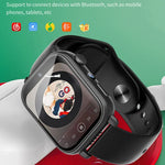 UNIWA X1S 1.9インチ IP67防水 4G Android 8.1デュアルカメラスマートウォッチ 温度測定対応、1G+8G、2G+16G