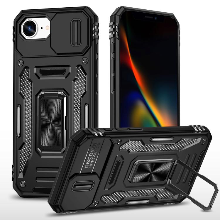 アーマーPC + TPUカメラシールド電話ケース、iPhone 17e / 16e用、iPhone 17 Pro Max用、iPhone 17 Pro用、iPhone 17用、iPhone Air用、iPhone 16 Pro Max用