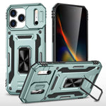 アーマーPC + TPUカメラシールド電話ケース、iPhone 17e / 16e用、iPhone 17 Pro Max用、iPhone 17 Pro用、iPhone 17用、iPhone Air用、iPhone 16 Pro Max用