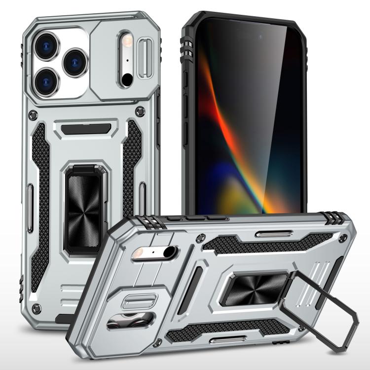 アーマーPC + TPUカメラシールド電話ケース、iPhone 17e / 16e用、iPhone 17 Pro Max用、iPhone 17 Pro用、iPhone 17用、iPhone Air用、iPhone 16 Pro Max用