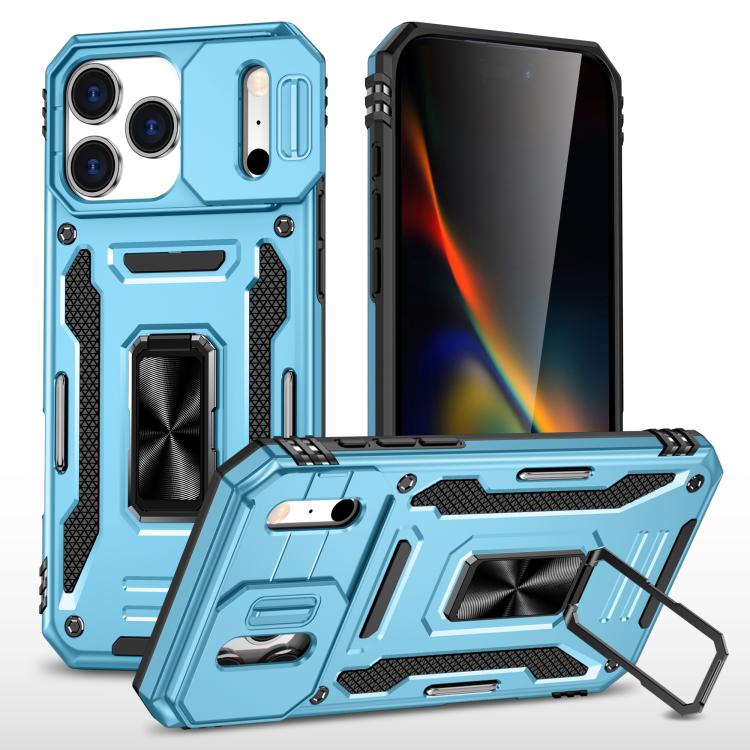 アーマーPC + TPUカメラシールド電話ケース、iPhone 17e / 16e用、iPhone 17 Pro Max用、iPhone 17 Pro用、iPhone 17用、iPhone Air用、iPhone 16 Pro Max用