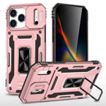 アーマーPC + TPUカメラシールド電話ケース、iPhone 17e / 16e用、iPhone 17 Pro Max用、iPhone 17 Pro用、iPhone 17用、iPhone Air用、iPhone 16 Pro Max用