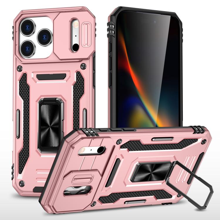 アーマーPC + TPUカメラシールド電話ケース、iPhone 17e / 16e用、iPhone 17 Pro Max用、iPhone 17 Pro用、iPhone 17用、iPhone Air用、iPhone 16 Pro Max用