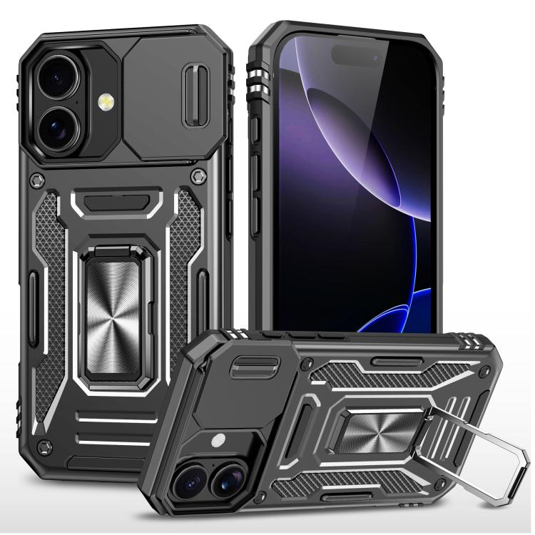 アーマーPC + TPUカメラシールド電話ケース、iPhone 17e / 16e用、iPhone 17 Pro Max用、iPhone 17 Pro用、iPhone 17用、iPhone Air用、iPhone 16 Pro Max用