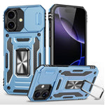 アーマーPC + TPUカメラシールド電話ケース、iPhone 17e / 16e用、iPhone 17 Pro Max用、iPhone 17 Pro用、iPhone 17用、iPhone Air用、iPhone 16 Pro Max用