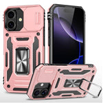 アーマーPC + TPUカメラシールド電話ケース、iPhone 17e / 16e用、iPhone 17 Pro Max用、iPhone 17 Pro用、iPhone 17用、iPhone Air用、iPhone 16 Pro Max用