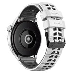 22mm Double-row Hole Two-color Silicone Watch Band, For Huawei Watch4 / 4 Pro / Watch3 / 3 Pro