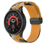 マグネットクラスプ迷彩シリコンウォッチバンド、Samsung Galaxy Watch5 / 5 Pro / Watch 4 / 4 Classic用