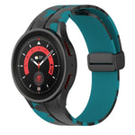 マグネットクラスプ迷彩シリコンウォッチバンド、Samsung Galaxy Watch5 / 5 Pro / Watch 4 / 4 Classic用