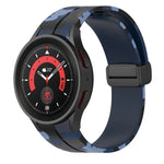 マグネットクラスプ迷彩シリコンウォッチバンド、Samsung Galaxy Watch5 / 5 Pro / Watch 4 / 4 Classic用