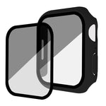フロストPC + 防スパイ 強化ガラス一体型ウォッチ保護ケース、Apple Watch SE 2025 / 2023 / 2022 44mm用、Apple Watch SE 2025 / 2023 / 2022 40mm用、Apple Watch Ultra 3 / 2 / 1 49mm用、Apple Watch 9 / 8 45mm用、Apple Watch 9 / 8 41mm用