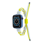 シリコンビーン編み込みコード ナイロンウォッチバンド Apple Watch 42mm用、Apple Watch 38mm用