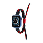 シリコンビーン編み込みコード ナイロンウォッチバンド Apple Watch 42mm用、Apple Watch 38mm用