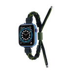 シリコンビーン編み込みコード ナイロンウォッチバンド Apple Watch 42mm用、Apple Watch 38mm用