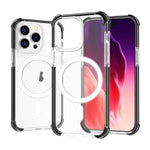 アクリルMagsafe磁気耐衝撃電話ケース、iPhone 16 Pro Max用、iPhone 16 Pro用、iPhone 16 Plus用、iPhone 16用、iPhone 15 Pro Max用