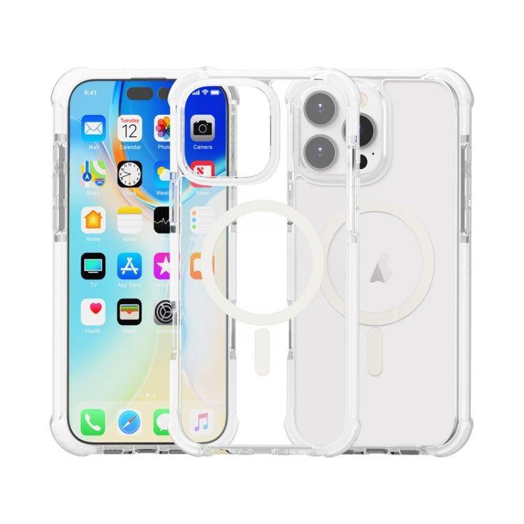 アクリルMagsafe磁気耐衝撃電話ケース、iPhone 16 Pro Max用、iPhone 16 Pro用、iPhone 16 Plus用、iPhone 16用、iPhone 15 Pro Max用