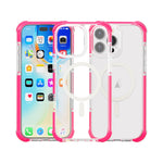 アクリルMagsafe磁気耐衝撃電話ケース、iPhone 16 Pro Max用、iPhone 16 Pro用、iPhone 16 Plus用、iPhone 16用、iPhone 15 Pro Max用