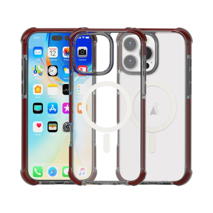 アクリルMagsafe磁気耐衝撃電話ケース、iPhone 16 Pro Max用、iPhone 16 Pro用、iPhone 16 Plus用、iPhone 16用、iPhone 15 Pro Max用