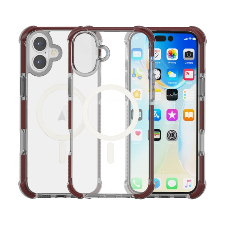 アクリルMagsafe磁気耐衝撃電話ケース、iPhone 16 Pro Max用、iPhone 16 Pro用、iPhone 16 Plus用、iPhone 16用、iPhone 15 Pro Max用