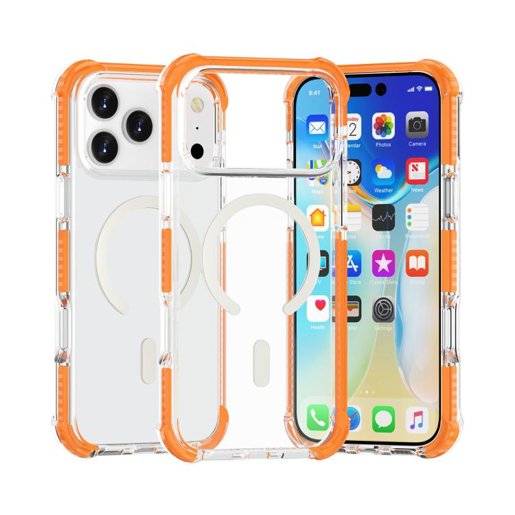 アクリルMagsafe磁気耐衝撃電話ケース、iPhone 17e / 16e用、iPhone 17 Pro Max用、iPhone 17 Pro用、iPhone 17用、iPhone Air用