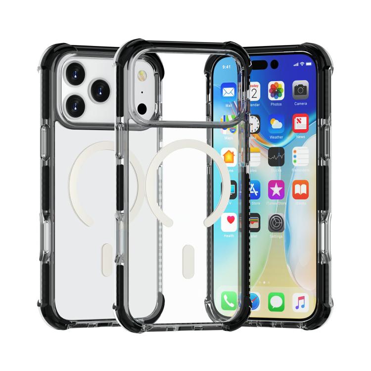 アクリルMagsafe磁気耐衝撃電話ケース、iPhone 17e / 16e用、iPhone 17 Pro Max用、iPhone 17 Pro用、iPhone 17用、iPhone Air用