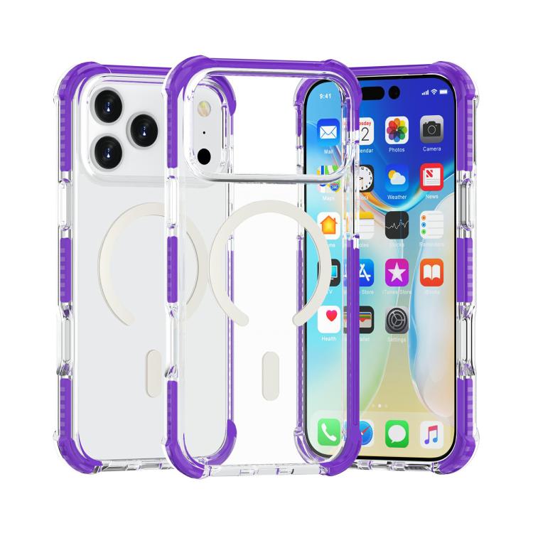アクリルMagsafe磁気耐衝撃電話ケース、iPhone 17e / 16e用、iPhone 17 Pro Max用、iPhone 17 Pro用、iPhone 17用、iPhone Air用