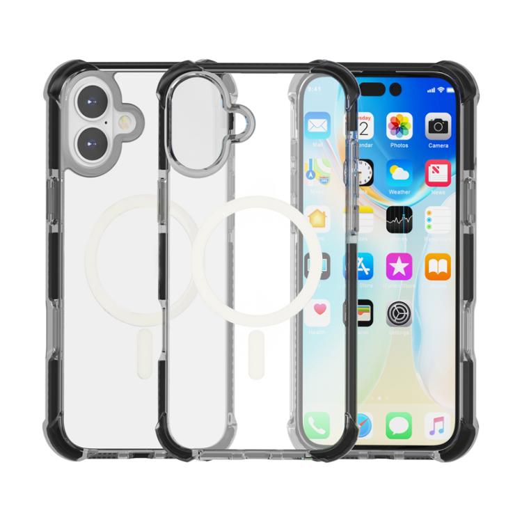 アクリルMagsafe磁気耐衝撃電話ケース、iPhone 17e / 16e用、iPhone 17 Pro Max用、iPhone 17 Pro用、iPhone 17用、iPhone Air用