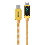 WK WDC-08 PD 20W USB-C/Type-C から 8ピン デジタル表示データケーブル、長さ：1m、WDC-08