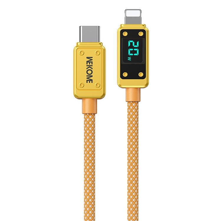 WK WDC-08 PD 20W USB-C/Type-C から 8ピン デジタル表示データケーブル、長さ：1m、WDC-08
