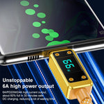 WK WDC-08 PD 20W USB-C/Type-C から 8ピン デジタル表示データケーブル、長さ：1m、WDC-08